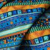 Estilo Étnico Algodón Lino Tela Bronceada Yunnan Lijiang Estilo Retro Mantel de Bar Cortina Tela para Ropa Bohemia