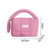 Nueva Bolsa de Maquillaje Portátil de Nylon Color Caramelo, Fresca y Dulce, Organizador de Almacenamiento de Gran Capacidad para Artículos de Tocador y Productos de Cuidado de la Piel