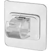 Soporte para barra de cortina de puerta sin perforaciones, parche sin costuras, hebilla de estante de almacenamiento fuerte, gancho de garra adhesivo para barra horizontal