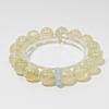 Pulsera de Cristal de Limón Natural de Alta Calidad para Mujer, Pulsera Blanqueadora de Anillo Corredizo de Aguamarina Moderna, Sencilla y Fresca, Venta al por Mayor