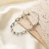 Comercio Exterior Transfronterizo Moda Popular Acero de Titanio Hebilla de Herradura Collar para Mujer Pulsera Personalizada de Moda Juego de Joyería de Acero Inoxidable
