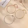 Pulsera Minimalista de Moda Transfronteriza Elegante de Lujo Ligero Tachonada con Diamantes para Mujer, Joyería de Gama Alta Elegante Versátil de Estilo Ins