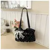 Nova Bolsa de Ombro Plissada com Bolinhas Estilo Coreano Outono 2026 para Mulheres, de Alto Valor, Exquisite e Fashion para o Trabalho e o Dia a Dia