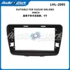 Adecuado para modificación de panel de navegación de 9 pulgadas Suzuki Baleno 2010, marco de navegación para coche, marco de panel de DVD