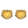 15 Estilos de Acero Inoxidable Moda de Alta Gama Sol Corazón Oro Colgante Pulsera Collar Accesorios Piezas de Joyería DIY