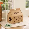 Nido para gatos de fieltro, adecuado para todas las estaciones, nuevo nido seguro semi-cerrado para gatos, casa especializada para dormir y rascar para gatos Maine Coon