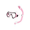 Conjunto de equipamento de snorkel transfronteiriço de duas peças para crianças, meninos e meninas, máscara de snorkel para natação, óculos de mergulho, conjunto de snorkel totalmente seco
