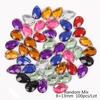 Patches de Strass Cristal Imitação Acrílico 8-13mm para Acessórios de Roupa DIY Feitos à Mão, Kit de Materiais de Garras de Strass Costurados à Mão