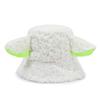 Sombrero nuevo de cordero para mujer otoño e invierno sombrero de pescador orejas de felpa lindas oveja luna una oveja cálido baa palangana