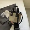 Bolso tipo bandolera cubo de aspecto elegante, sencillo y estiloso para mujer, nuevo estilo coreano para Otoño e Invierno 2025, bolso de hombro único o cruzado, texturizado