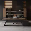 Escritorio ejecutivo de lujo, escritorio de oficina moderno simple, mesa ejecutiva para sala de juntas, escritorio de gerente, escritorio y silla para presidente, escritorio y silla para director ejecutivo