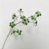 Planta Artificial Simples Zen Rosa com Flores Folha de Lótus Guanyin Decoração de Planta Verde para Interior Trepadeira Espaço Exibição Paisagem