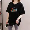 Nova Camiseta de Manga Curta para Mulheres 2026, Verão, Caimento Solto, Comprimento Médio, Tamanho Grande, Rejuvenescedora, Esconde a Barriga, Top Emagrecedor