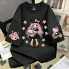 Camiseta de algodón 100% para niñas de verano con estampado tipo bordado falso, estilo divertido de Instagram, top estilo universitario para niños mayores, unisex de manga corta