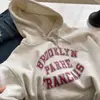 Sudadera casual estilo coreano para mujer, con capucha, nuevo modelo popular primavera, otoño, invierno 2026, forrada de polar, engrosada, corte holgado para personas petite