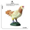 Modelo Animal de Simulación para Niños Transfronterizo Juguete Aves de Corral Granja Pollo Pato Ganso Conejo Cerdo Gato Set de Adorno de Escena