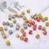 Cuentas Sueltas Cuadradas de Cerámica Multicolor para Manualidades DIY, Suministro para Puesto de Accesorios Irregulares, Materiales para Joyería Vintage