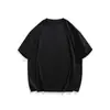 Camiseta Básica de Algodón Puro Color Sólido Mangas Raglán para Hombre Suelta de Verano Manga Corta Camiseta Interior St3509