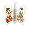 Ornamentos de Presente em Dinheiro Borboleta de Novo Produto Transfronteiriço Tubo de Borboleta de Natal Presente em Dinheiro