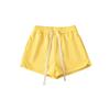 Shorts Deportivos de Color Sólido de Cintura Alta con Cordón para Mujer, Cintura Elástica y Piernas Anchas, Casual de Talla Grande, Sueltos, Hot Pants para Chicas Calientes