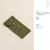 Bolsa de tela de algodón tejida para ceremonia del té, cucharón de té, pinzas para té, pincho de té, bolsa portátil de algodón y lino con compartimentos, bandeja de degustación de té, bolsa de tela para accesorios de ceremonia del té