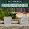 Maceta para Suculentas Extra Gruesa de Plástico Baja Blanca Cuadrada Mini Extra Grande Múltiples Especificaciones Control de Precisión para Plántulas Balcón Fiesta Plantación Maceta