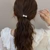 Estilo K de Diadema Sencilla de Ácido Acético, Elegante, Lazo Estéreo para el Cabello, Cuerda Elástica Alta para el Cabello de Niña, Goma Elástica, Goma Elástica para Cola de Caballo