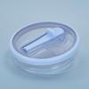 Tapa selladora para vaso de coche de 40 oz, transparente, PC, tapa para popote, hydrojug, vaso para hielo de gran capacidad, tapa antiderrames