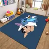 Alfombra de Punto para Sala de Estar, Dormitorio, Habitación Infantil de Dibujos Animados, Felpudo de Tianjin, Alfombrilla para Silla Giratoria, Mesa de Café, Manta Fresca y a Prueba de Humedad para Mesita de Noche