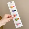 Pinza Lateral de Caricatura de Dopamina para Niños Lindo y Sencillo Nuevo 2026 Pasador de Flor Pinza para el Cabello de la Frente sin Rastro Accesorio para el Cabello