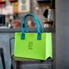 Nuevo Bolso de Fieltro con Dopamina, Bolso de Hombro de Fieltro de Color Contrastante, Bolso Tote de Gran Capacidad de Venta Caliente de Celebridad de Internet Almacenamiento