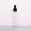 Venta al por mayor, botella de esencia de vidrio transparente, botella con gotero, 10 ml, 30 ml, subenvase de esencia marrón, botella de muestra pequeña, logotipo