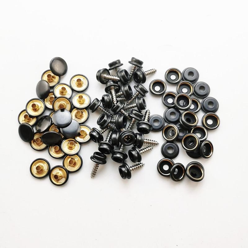 25套螺丝大白扣黑古铜色