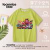 Roupas Infantis de Desenho Animado Novas Transfronteiriças Estilo Verão 2024 Roupas para Meninos Camiseta de Algodão Infantil de Manga Curta Fresca 7