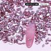 Novos Mini Acessórios para Nail Art, Acessórios de Diamante de Forma Especial com Fundo Plano, Acessórios de Diamante Rosa de Alta Qualidade com Corte Huazi, Atacado Quente