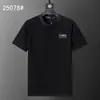 Camiseta de manga curta de alta qualidade, transfronteiriça, corretamente etiquetada, nova, da moda, para o verão, solta, jacquard, comércio exterior europeu e americano