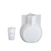Molde de Silicone para Artesanato com Cola de Cristal Resina Epóxi Vaso Garrafa de Perfume Garrafa de Mensagem Arranjo de Flores Gesso
