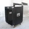 Gabinete de Amplificador 8U16U Caixa de Som Mixer Projetor Tampa Superior Hidráulica Rack Uso em Palco Maleta de Voo