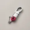 Llavero de cuerda trenzada de fábrica, accesorios de ferretería, hebilla de herradura, colgante para llave de coche, accesorios de moda para coche