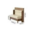 Sofá de cabina comercial de madera maciza, juego de mesa y sillas para restaurante occidental, barbacoa lineal, muebles de asiento para restaurante de ratán tejido