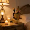 Artesanía de resina con patrón tejido retro creativo, arte africano, para sala de estar de mujer, decoración del hogar, entrada y adorno para mueble de vino