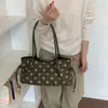 Bolso de mano de lujo ligero estilo coreano al por mayor para mujer, nuevo bolso de hombro elegante de lunares para otoño 2026, bolso de axila para ir al trabajo