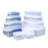 Caixa de Conservação de Plástico de Grau Alimentício Comercial Caixa de Almoço Geladeira Armazenamento de Alimentos Caixa de Armazenamento Caixa de Refeição Bento Micro Fábrica