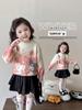 Suéter para Niñas Ropa de Otoño e Invierno 2025 Nuevo Grueso de Punto para Niños Camiseta Interior Invierno Suéter para Niñas Pequeñas Tendencia