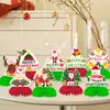 Navidad transfronteriza Adornos de panal navideños Mesa de escritorio Suministros para fiestas navideñas Suministros para fiestas Decoración