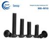 10.9 grau hexágono soquete parafuso preto semicírculo cabeça parafuso aço carbono copo redondo de alta resistência panela cabeça máquina parafuso M8M10