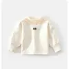 Camiseta de Manga Larga para Niña Otoño e Invierno 2025 Nueva Elegante Forrada de Polar Camiseta Básica Infantil Ropa Infantil Top para Bebé Ropa de Invierno