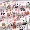 Adesivos Fofos Estilo Coreano Desenho Animado Adesivos para Garrafa Térmica Adesivos Criativos para Caderno de Notas Adesivos para Celular Adesivos Transparentes de PET para Copo de Água de Estudante
