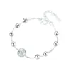Venta al por mayor del fabricante Nueva Moda Fresca de Tendencia Joyería de Celebridad de Internet para Mujeres, Pulsera de Doble Capa con Efecto Arena Planeta Soñador Chapada en Plata