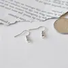 Brincos de gancho para orelha, brincos de clipe de orelha montados, brincos feitos à mão, acessórios DIY, material com retenção de cor, atacado